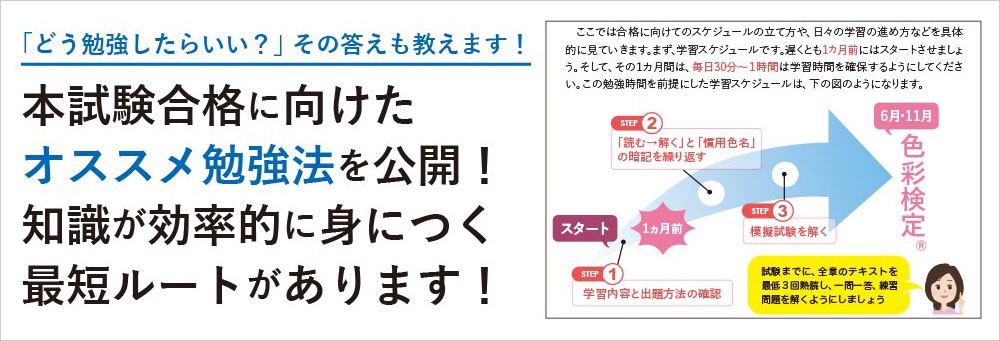 合格率9割超! 二宮恵理子の色彩検定3級 テキスト&問題集